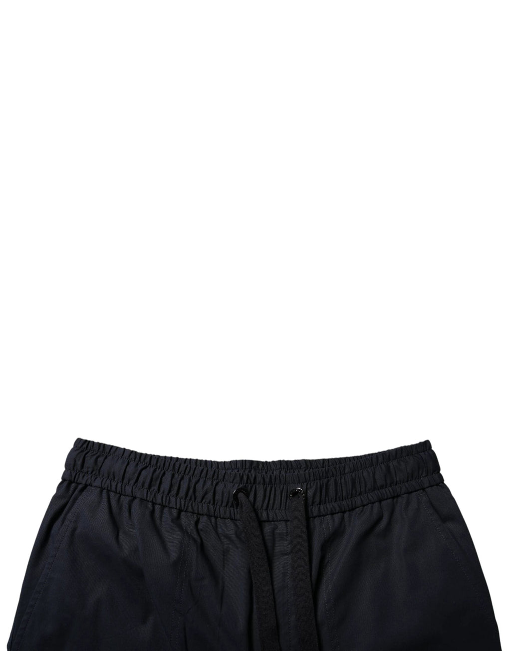 Dolce & Gabbana Black Cotton Sweatshorts Men Bermuda Shorts by Dolce & Gabbana
