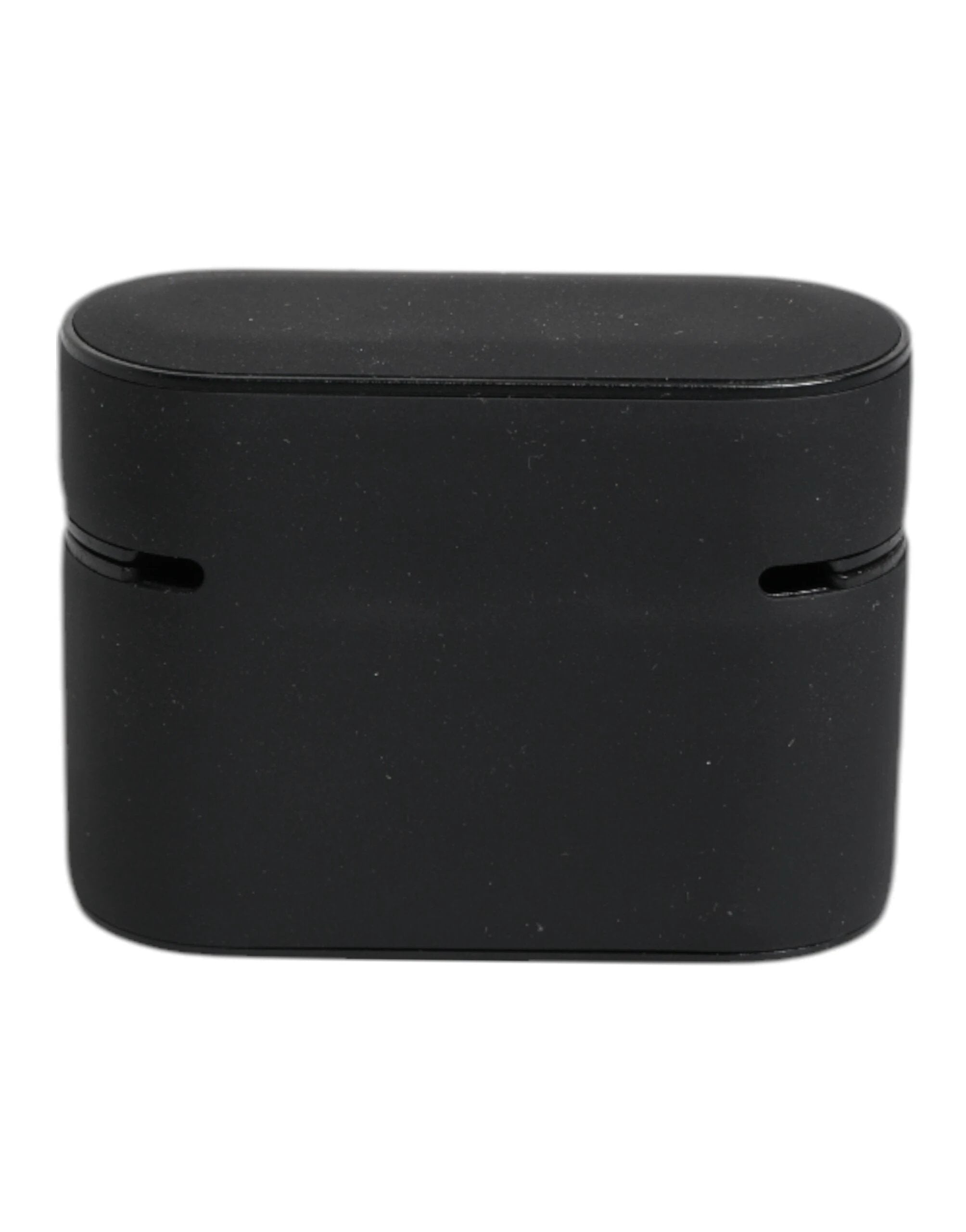 Dolce & Gabbana Black Orange Silicone Embossed Logo Airpods Case by Dolce & Gabbana