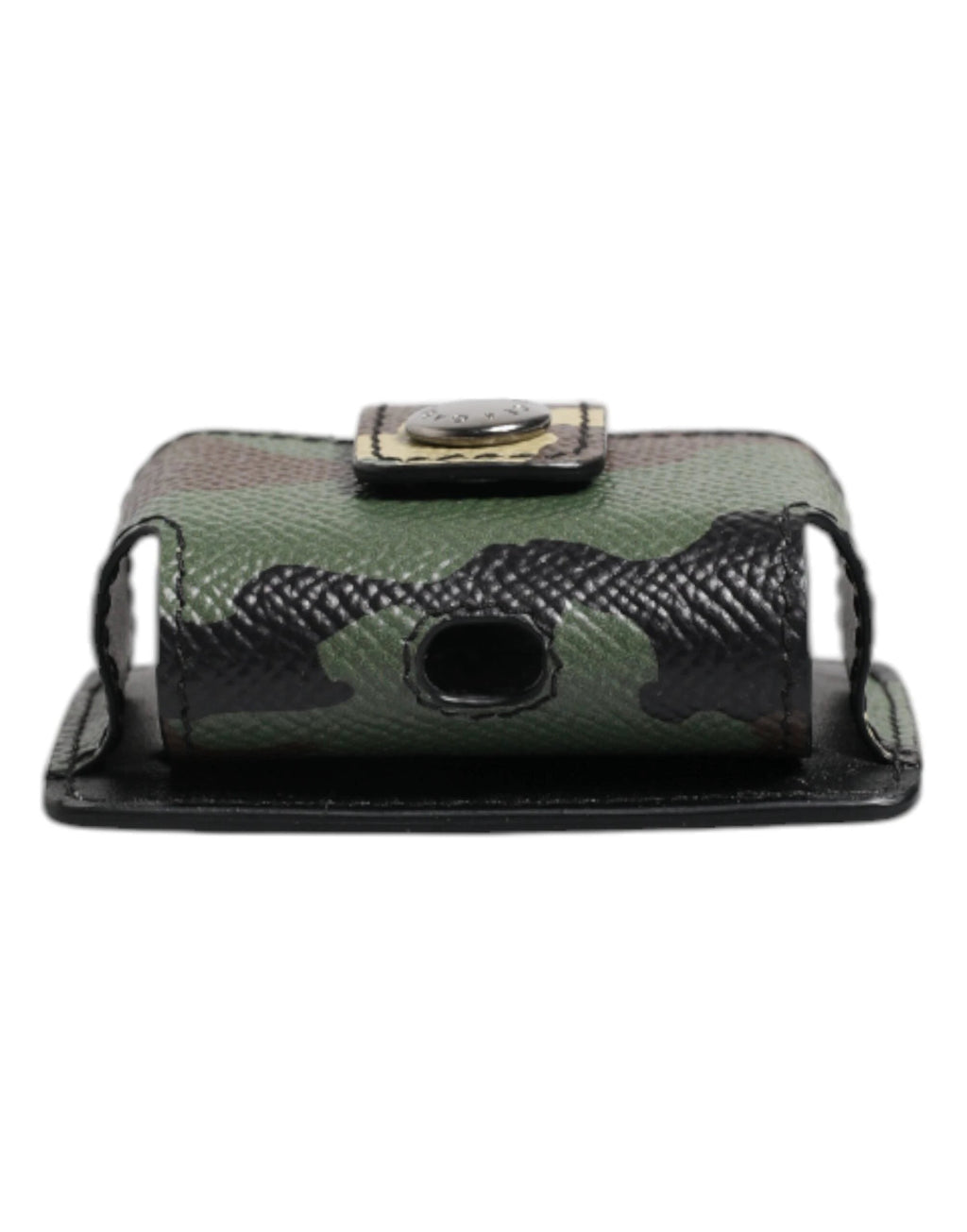 Dolce & Gabbana Multicolor Camouflage Leather Airpods Case by Dolce & Gabbana