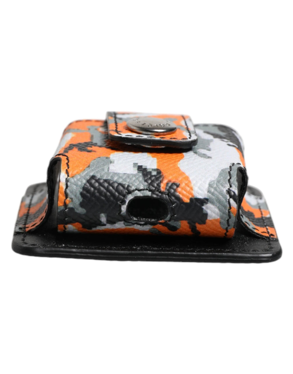 Dolce & Gabbana Multicolor Camouflage Leather Airpods Case by Dolce & Gabbana
