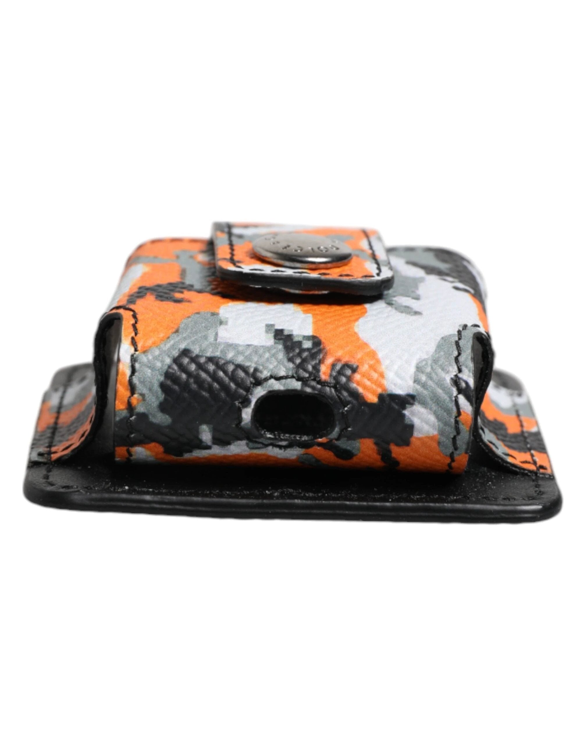 Dolce & Gabbana Multicolor Camouflage Leather Airpods Case by Dolce & Gabbana