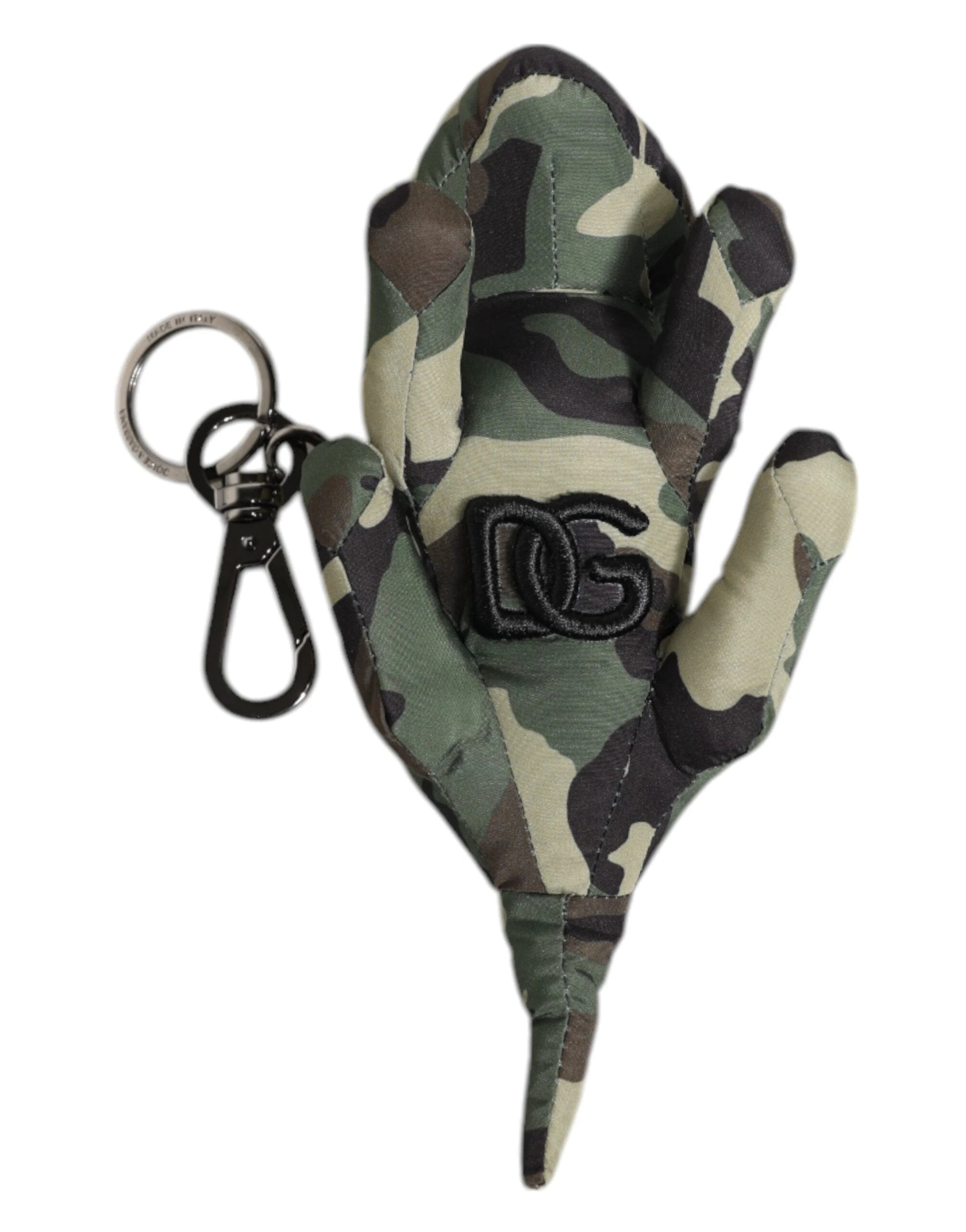 Dolce & Gabbana Multicolor Camouflage Animal Silhouette Keychain Keyring by Dolce & Gabbana