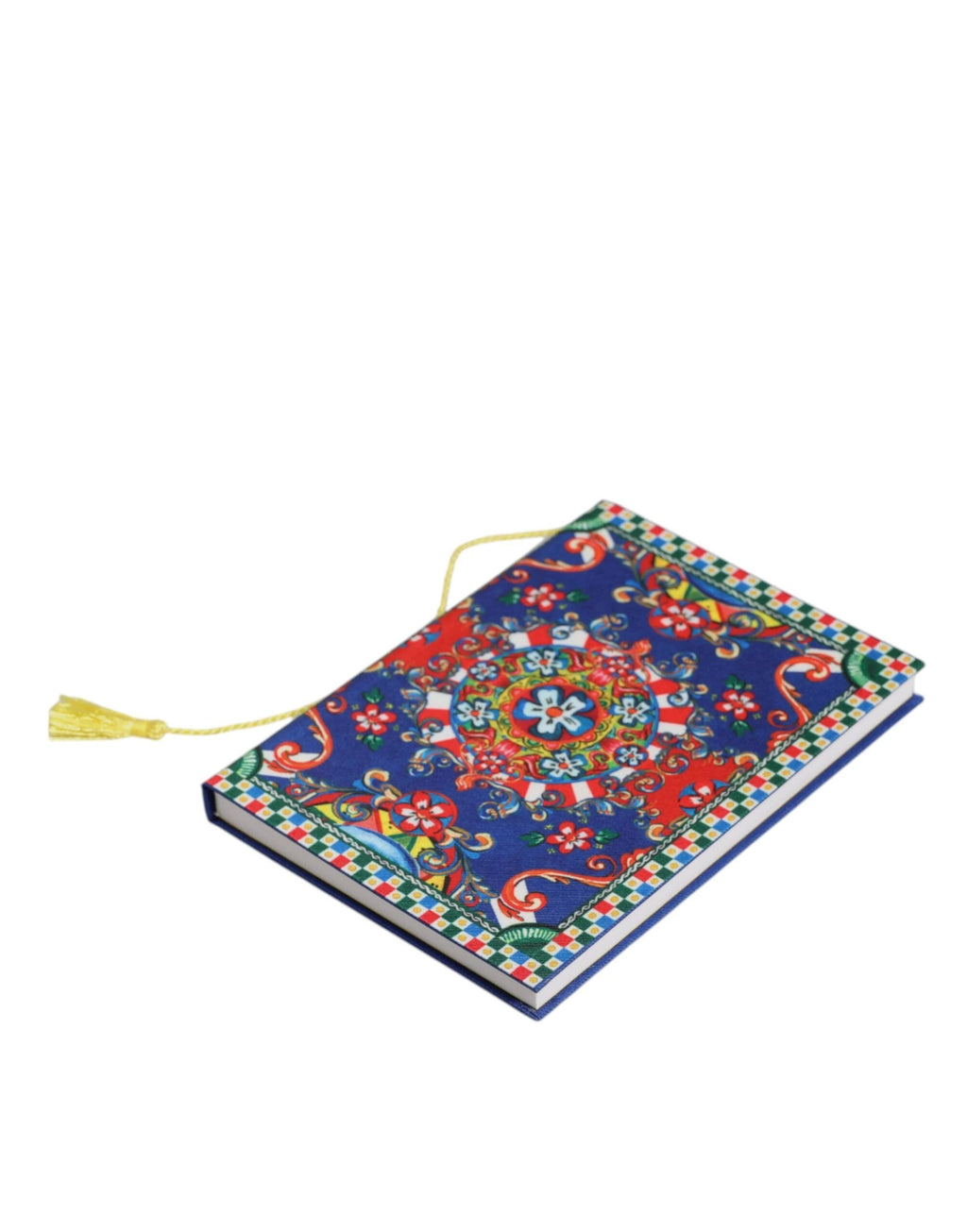 Dolce & Gabbana Multicolor Polyester Carretto Siciliano Print Notebook by Dolce & Gabbana