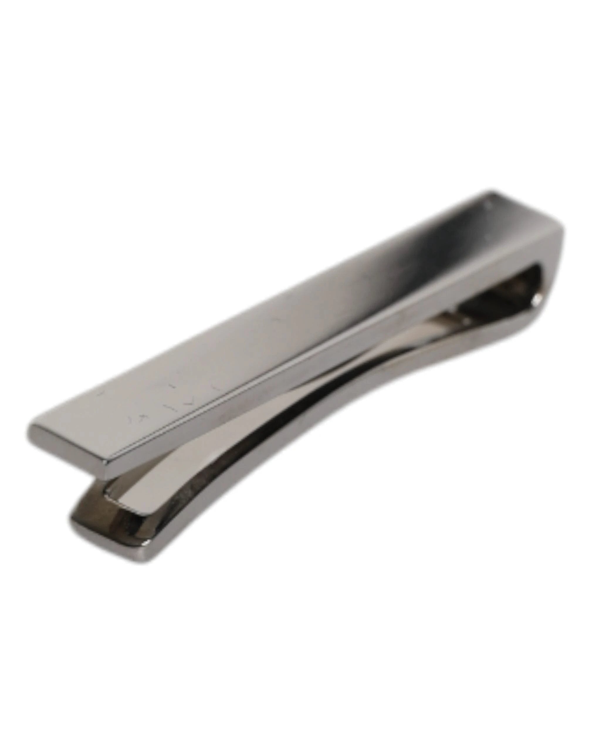 Dolce & Gabbana Black Tone Brass Logo Branded Tie Clip Bar by Dolce & Gabbana