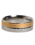 Bague Dolce &amp; Gabbana en laiton véritable, coloris or et argent, avec logo DG.