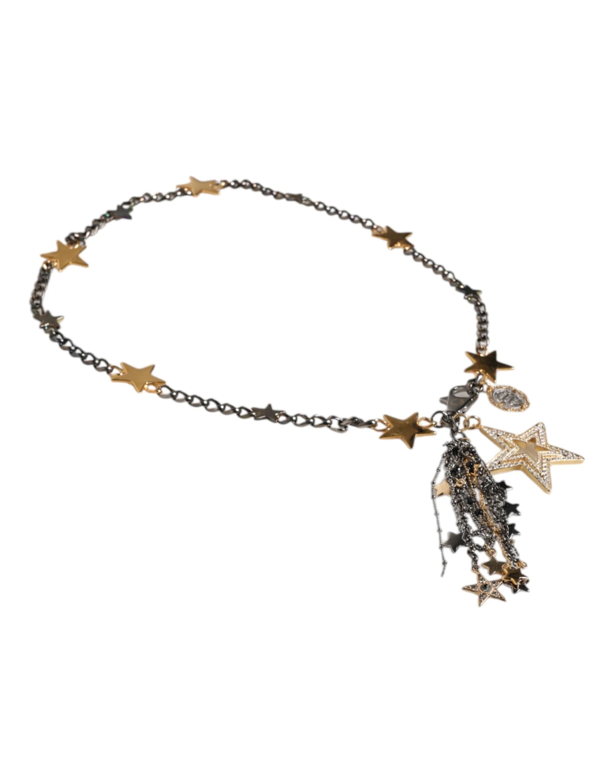 Dolce & Gabbana Silver Gold Brass Embellished Waist Chain Belt by Dolce & Gabbana