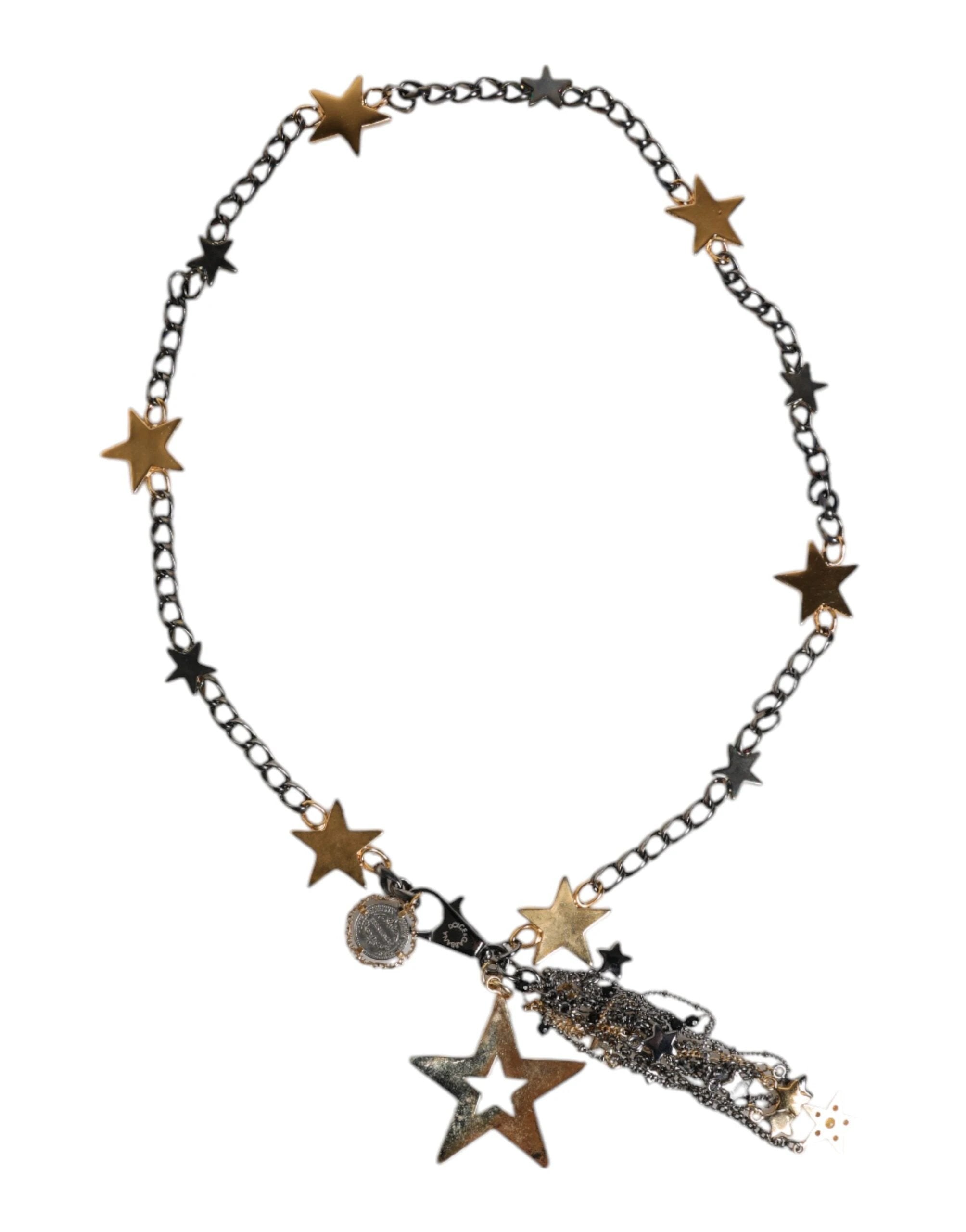 Dolce & Gabbana Silver Gold Brass Embellished Waist Chain Belt by Dolce & Gabbana