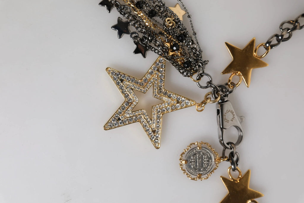 Dolce & Gabbana Silver Gold Brass Embellished Waist Chain Belt by Dolce & Gabbana