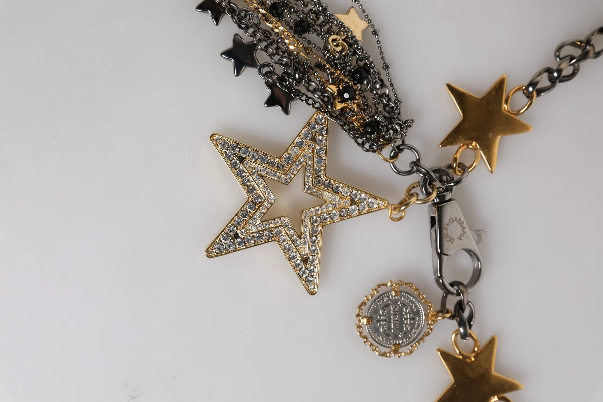 Dolce & Gabbana Silver Gold Brass Embellished Waist Chain Belt by Dolce & Gabbana