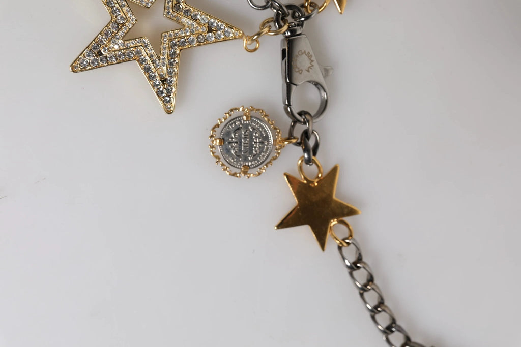 Dolce & Gabbana Silver Gold Brass Embellished Waist Chain Belt by Dolce & Gabbana