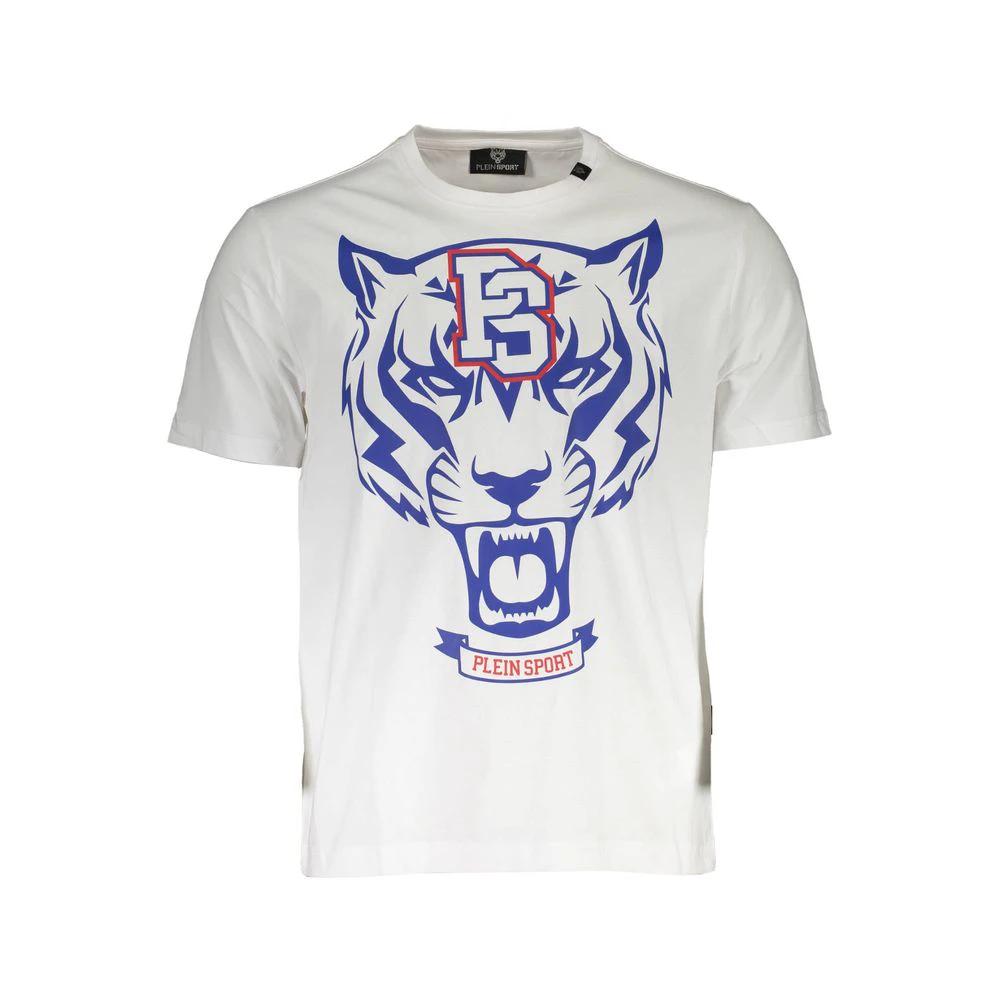 Plein Sport White Cotton T-Shirt by Plein Sport
