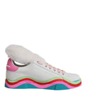 Dolce & Gabbana Multicolor Low Top Trainers Sneakers Shoes by Dolce & Gabbana
