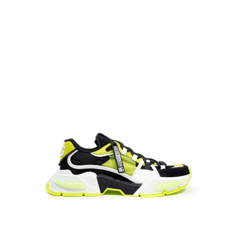 Dolce & Gabbana Multicolor Polyamide Athletic Sneakers by Dolce & Gabbana
