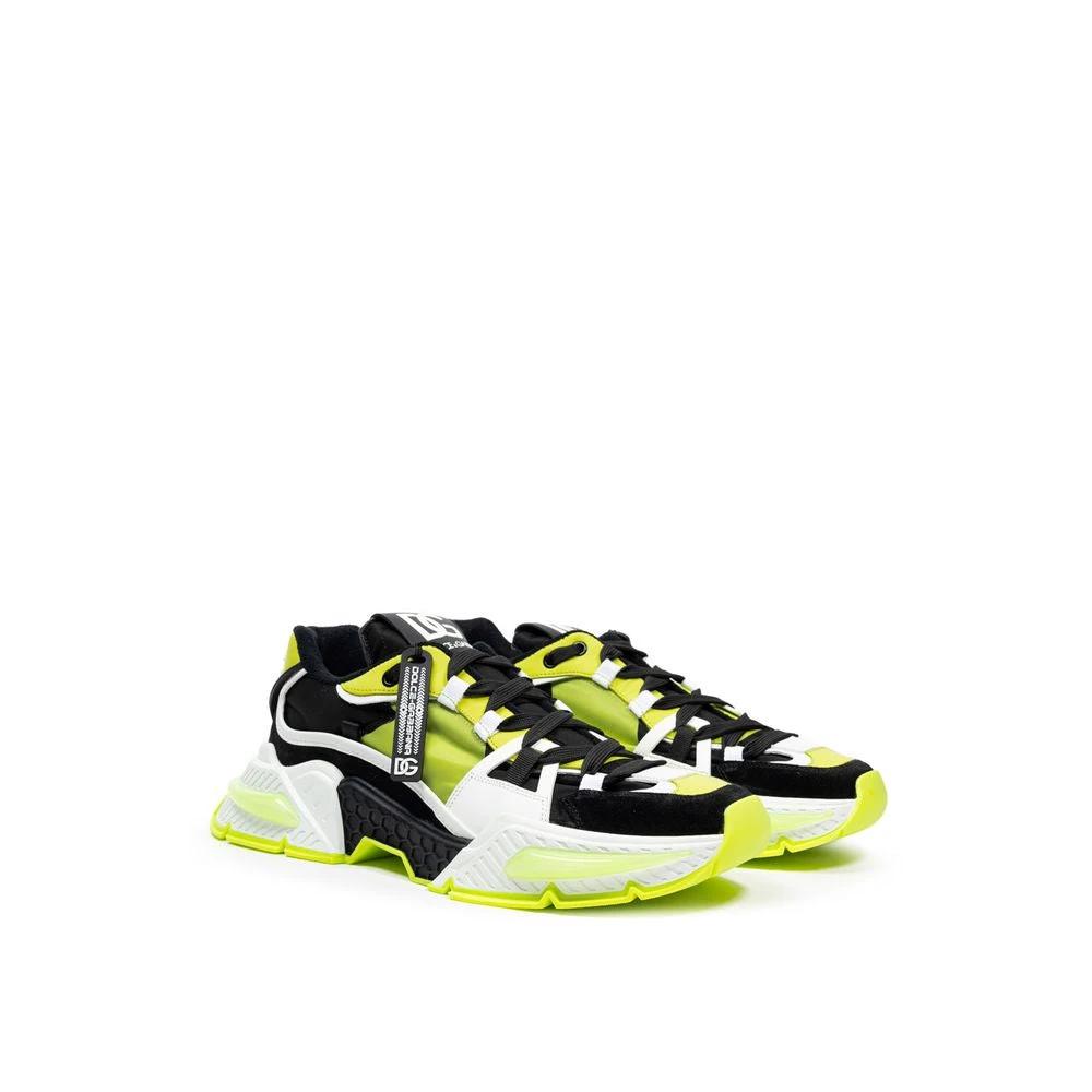 Dolce & Gabbana Multicolor Polyamide Athletic Sneakers by Dolce & Gabbana