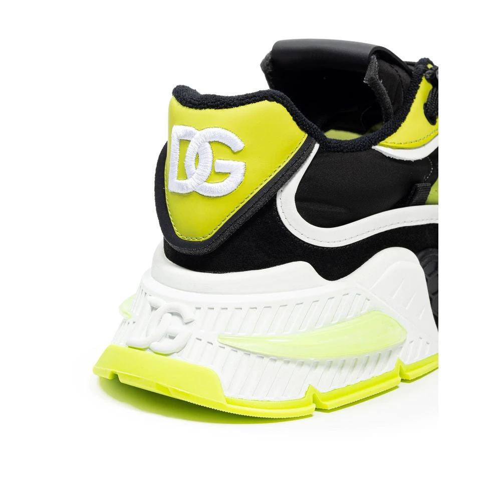 Dolce & Gabbana Multicolor Polyamide Athletic Sneakers by Dolce & Gabbana
