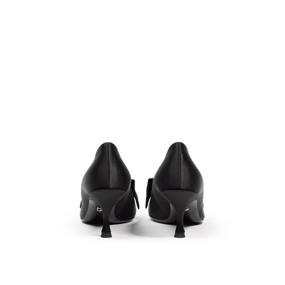Dolce & Gabbana Black Viscose Pumps by Dolce & Gabbana