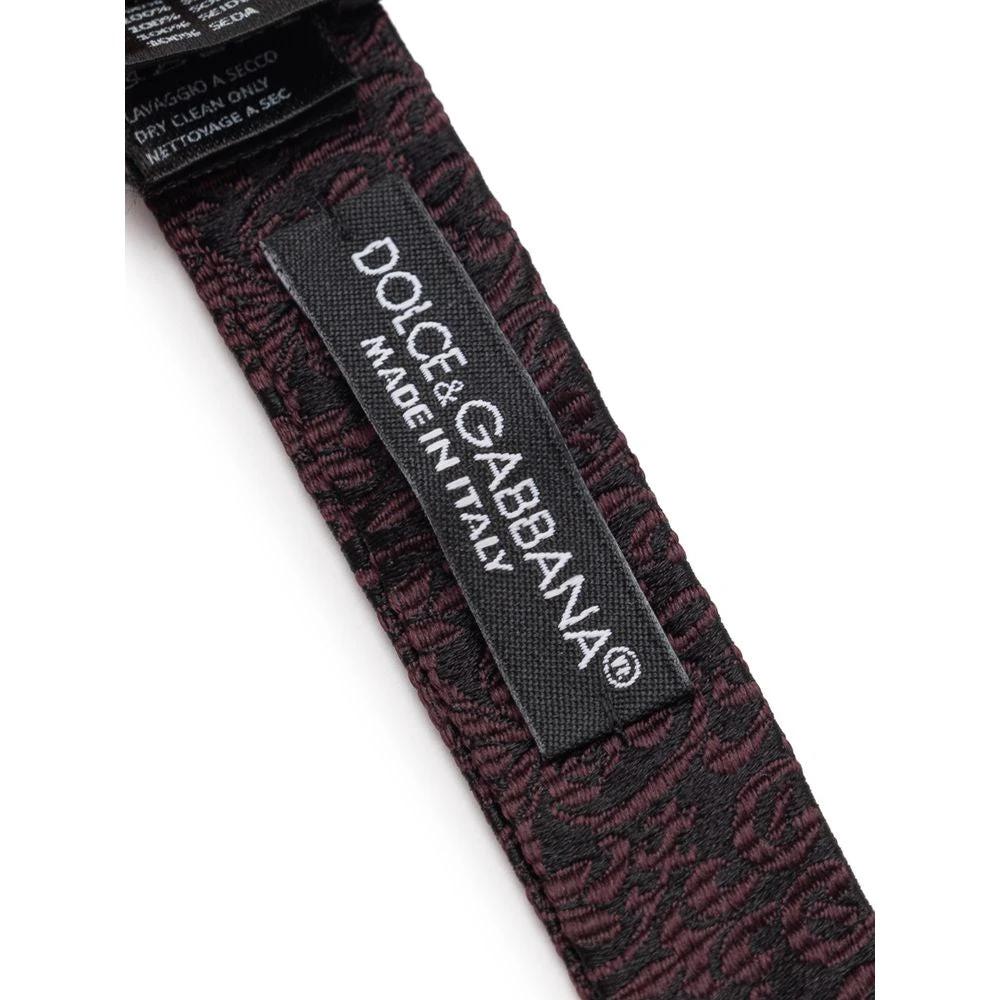 Dolce & Gabbana Black Silk Bowtie by Dolce & Gabbana