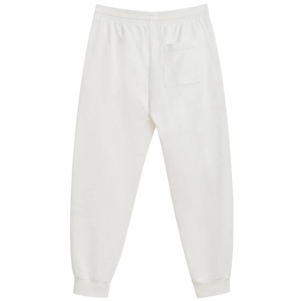 Casablanca White Cotton Athletic Pants by Casablanca