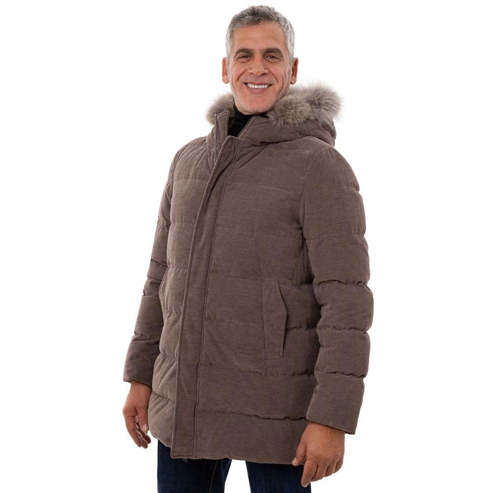Herno Brown Cotton Bomber by Herno