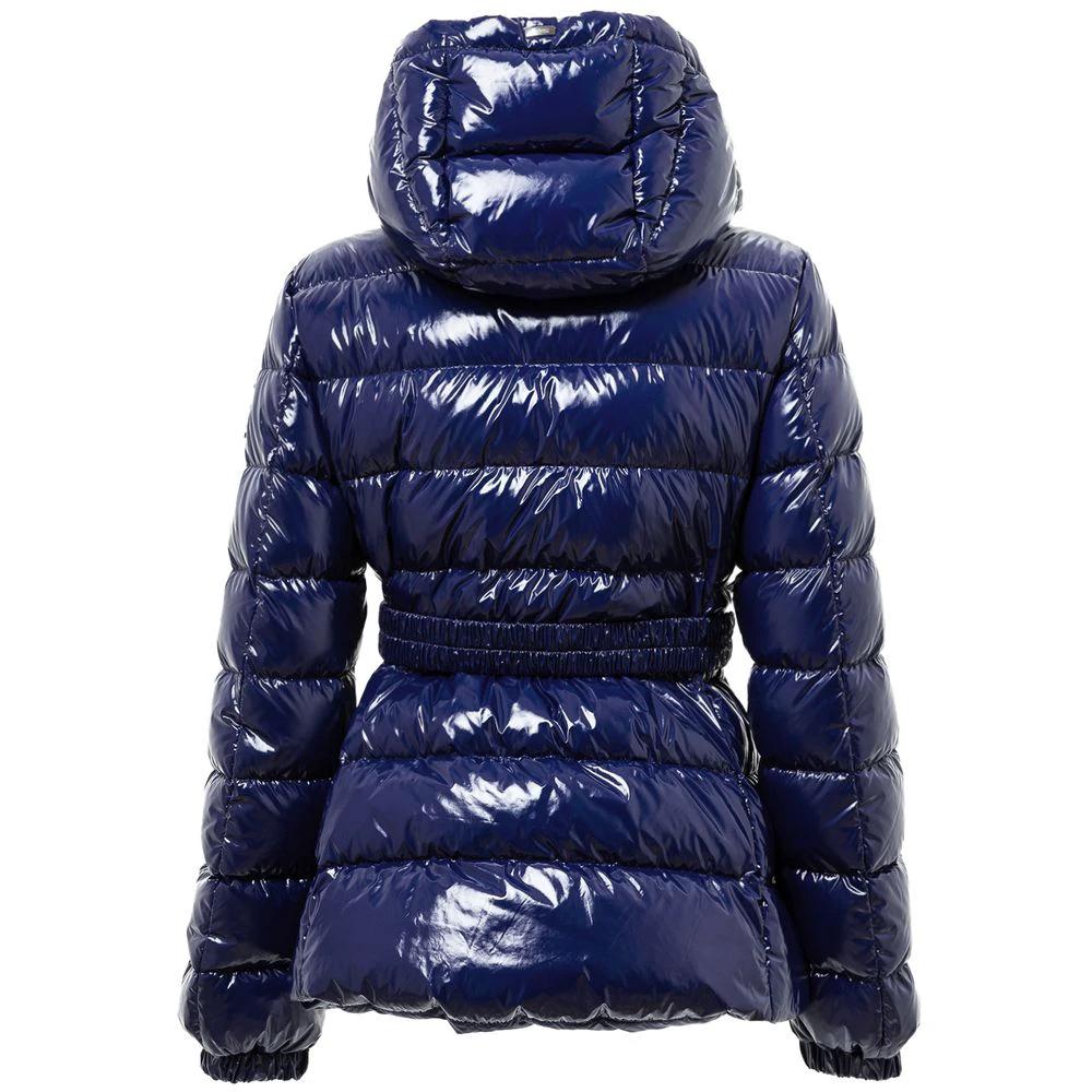 Herno Blue Polyamide Coat by Herno