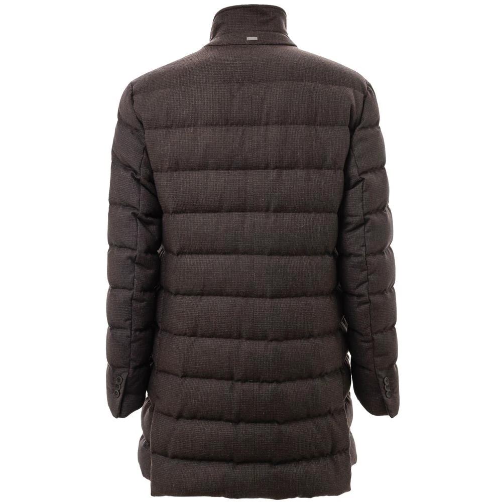 Herno Brown Wool Jackets & Coat by Herno
