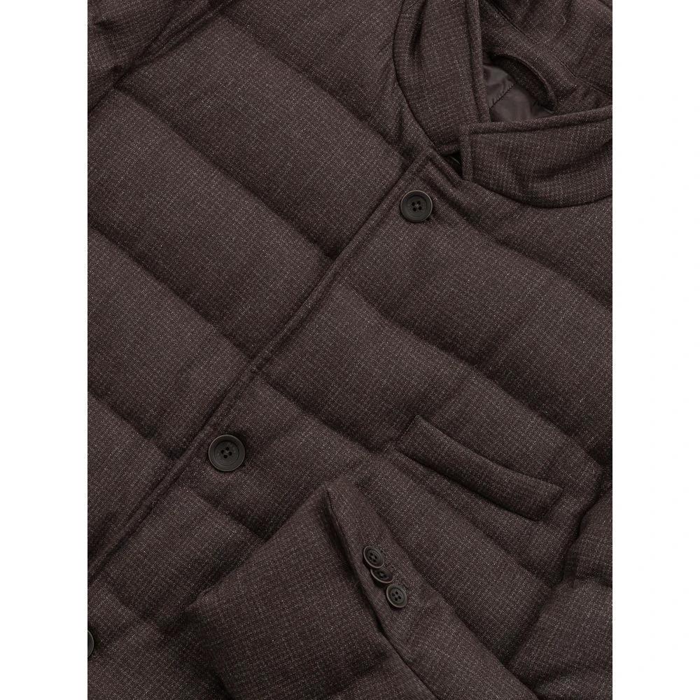 Herno Brown Wool Jackets & Coat by Herno