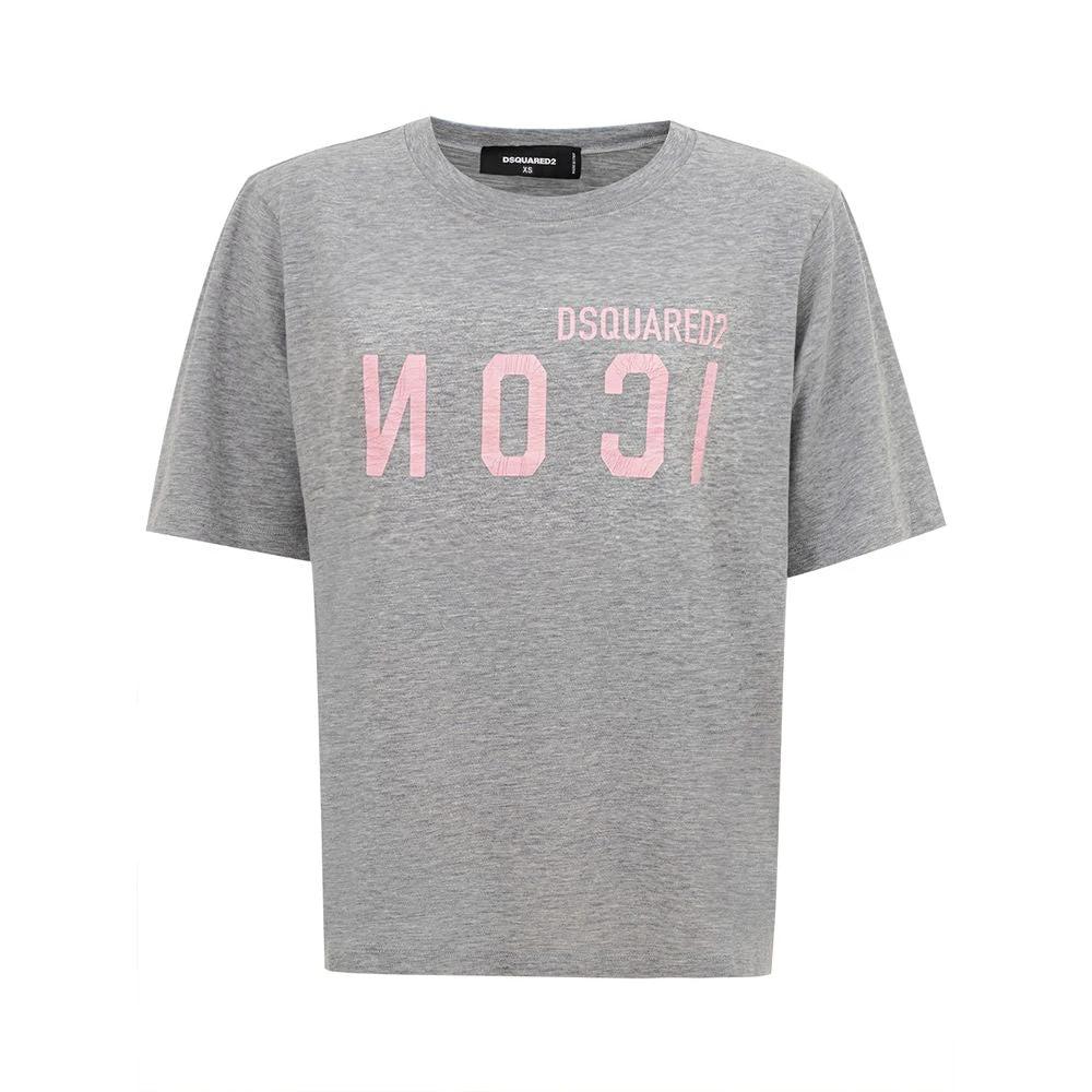 Dsquared² Gray Cotton T-Shirt by Dsquared²