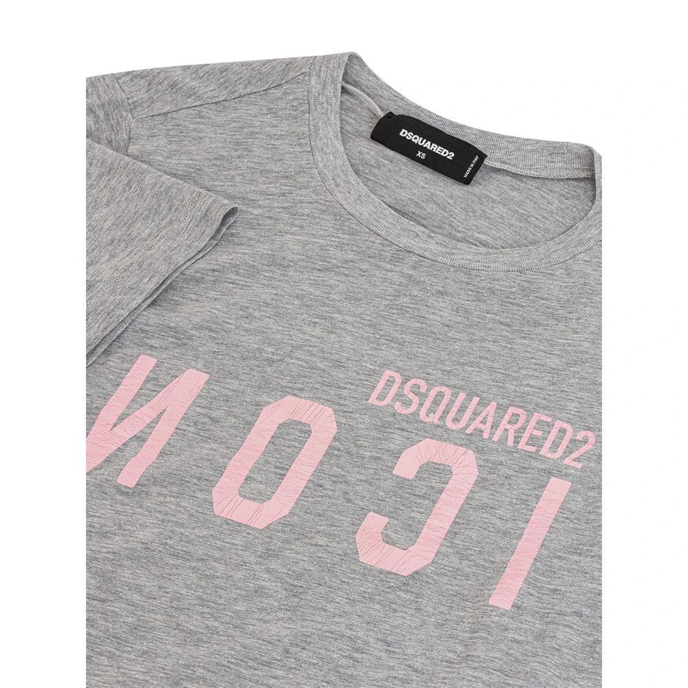 Dsquared² Gray Cotton T-Shirt by Dsquared²