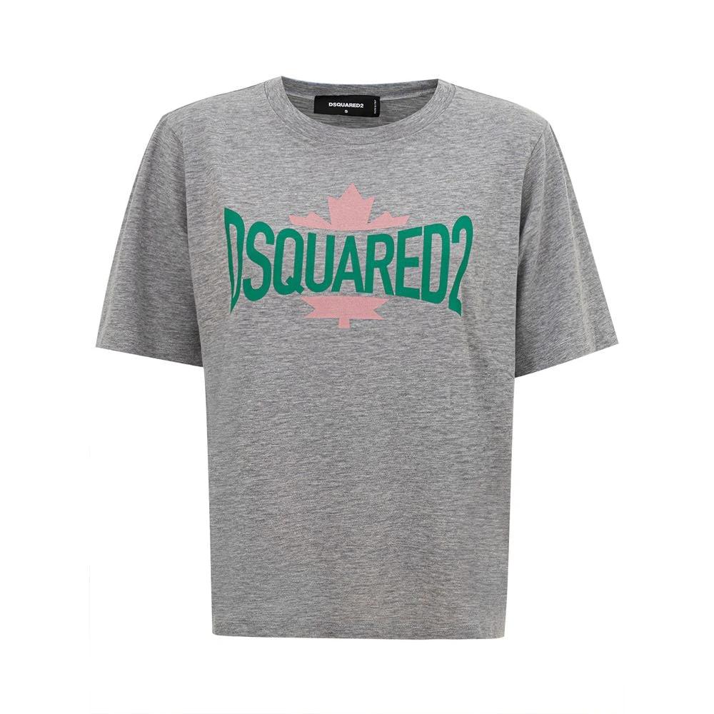 Dsquared² Gray Cotton T-Shirt by Dsquared²