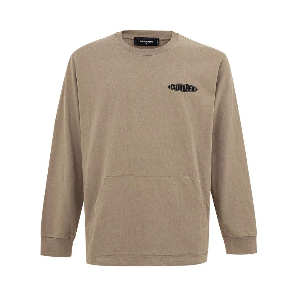 Dsquared² Beige Cotton T-Shirt by Dsquared²