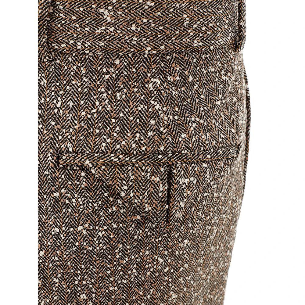 Bottega Veneta Multicolor Viscose Casual Pants by Bottega Veneta