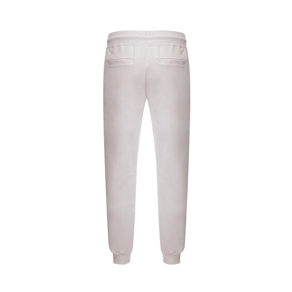 GCDS White Cotton Athletic Pants by GCDS