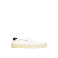 Saint Laurent White Cotton Low Top Sneakers by Saint Laurent