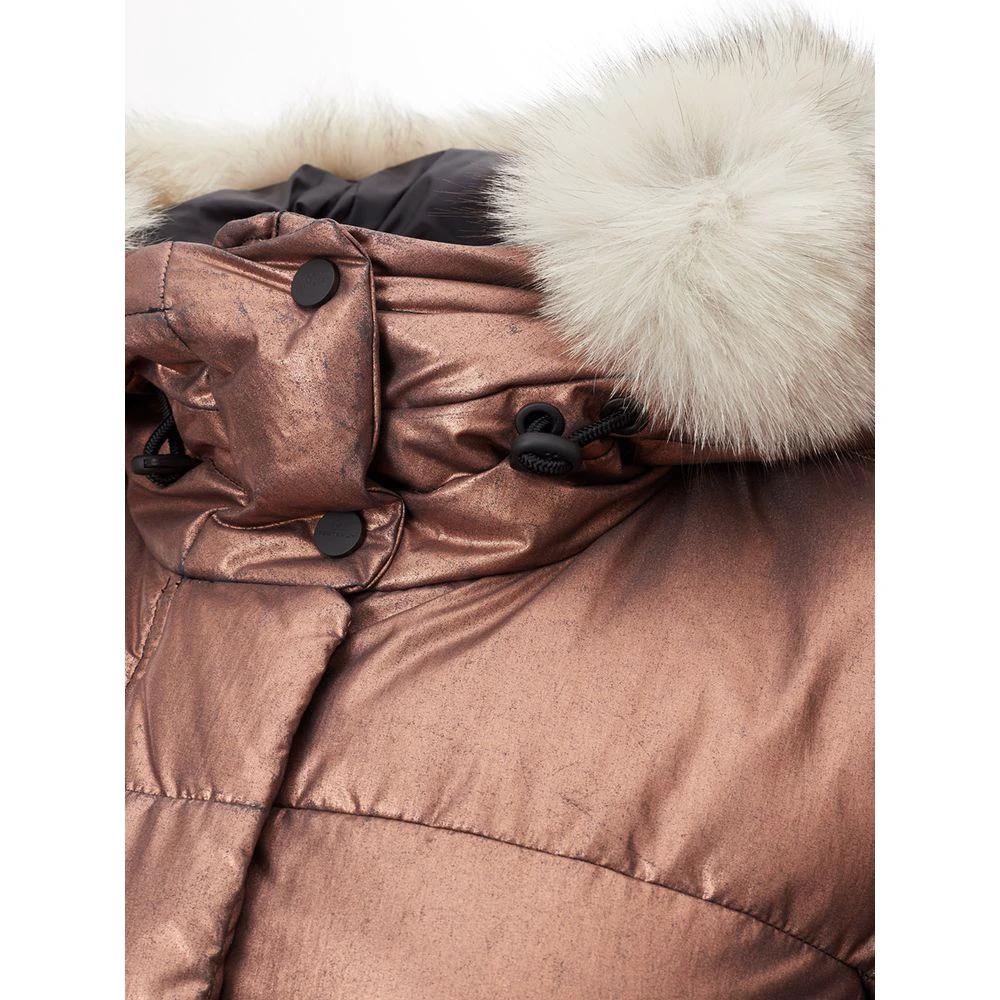 Peuterey Pink Polyester Full-Length Jacket by Peuterey