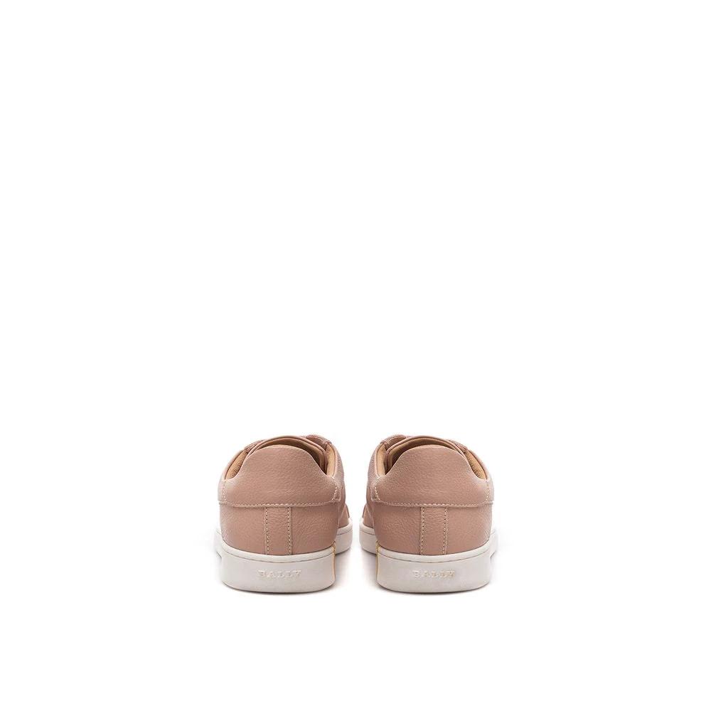 Bally Pink Fabric And Leather Low Top Sneakers by Bally