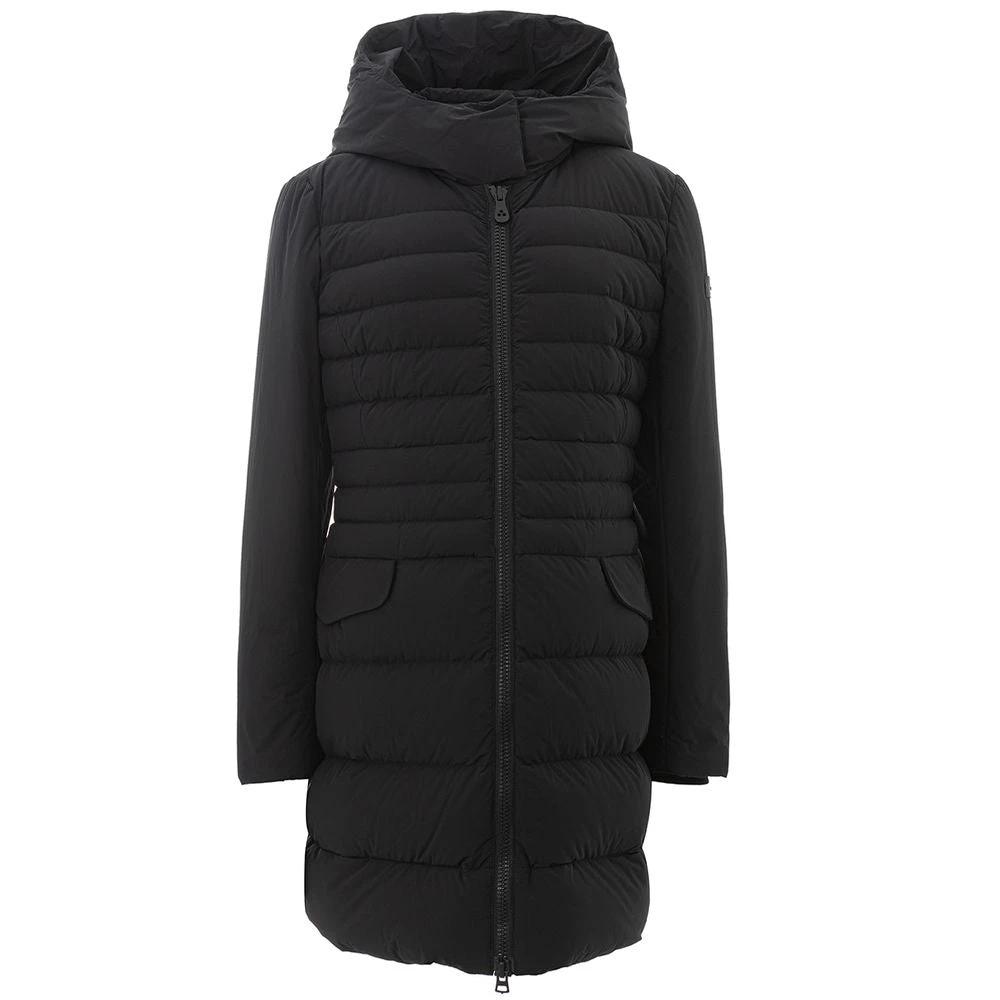 Peuterey Black Polyamide Full-Length Jacket by Peuterey