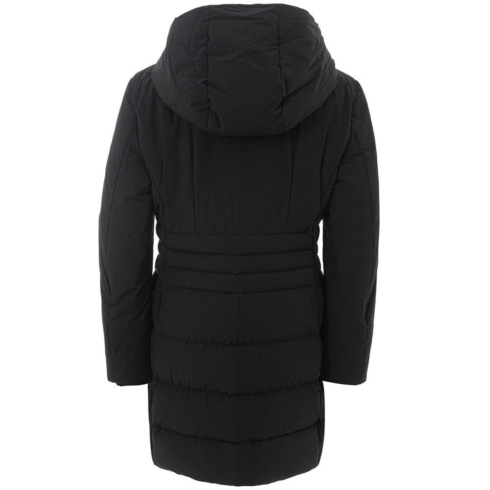 Peuterey Black Polyamide Full-Length Jacket by Peuterey