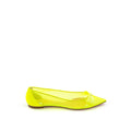 Christian Louboutin Yellow Mesh Ballet Flats by Christian Louboutin