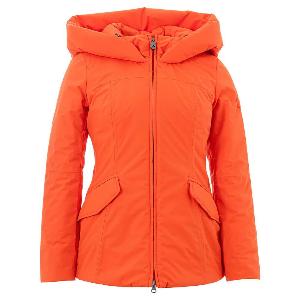 Veste longue Peuterey orange en polyester