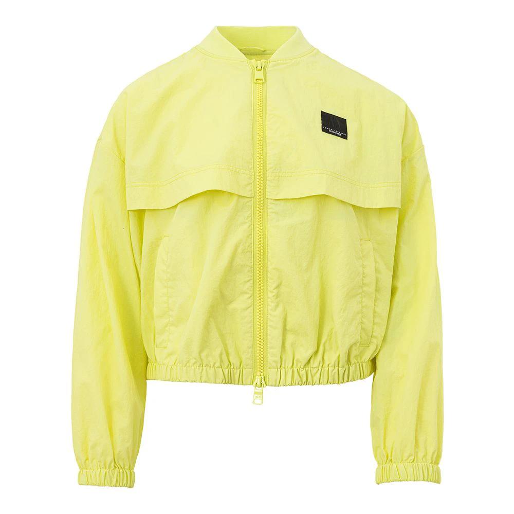 Armani Exchange Yellow Polyamide Bomber by Armani Exchange