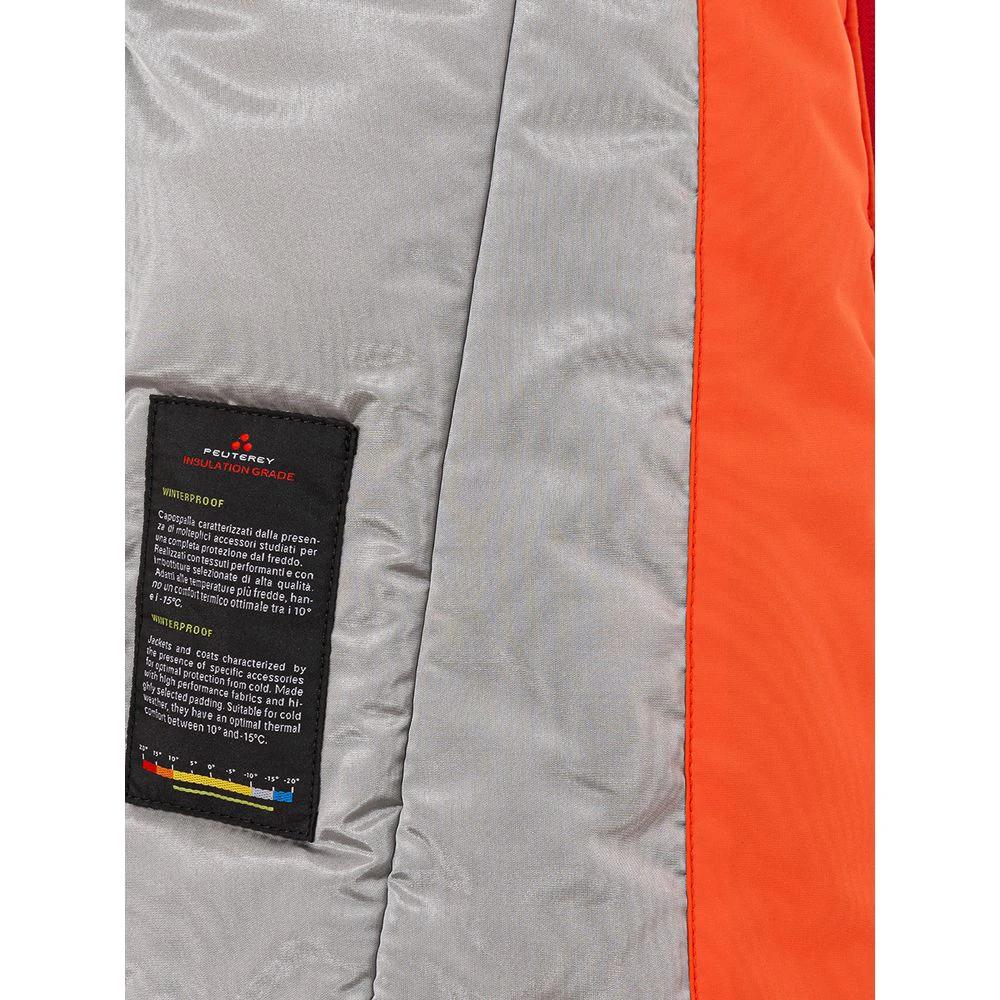 Veste longue Peuterey orange en polyester