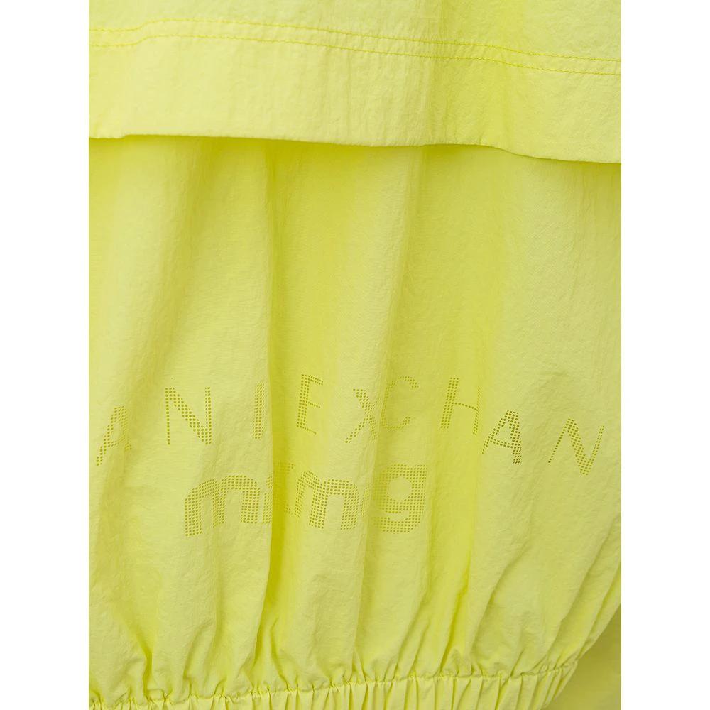Armani Exchange Yellow Polyamide Bomber by Armani Exchange