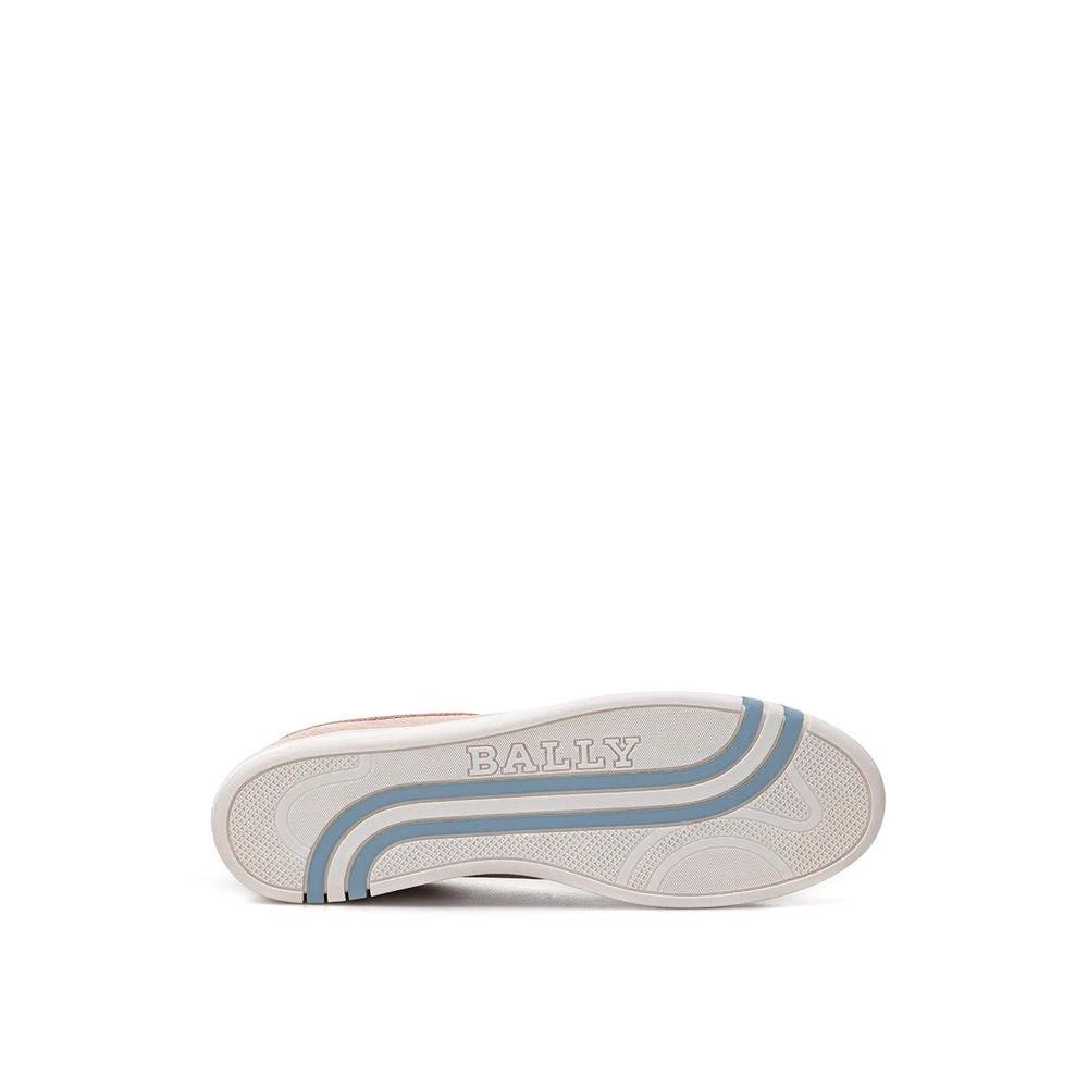 Bally Pink Leather Athletic Sneakers by Bally