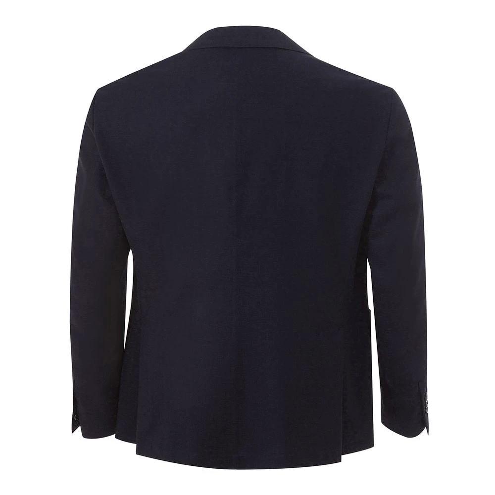 Lardini Blue Cotton Blazer by Lardini