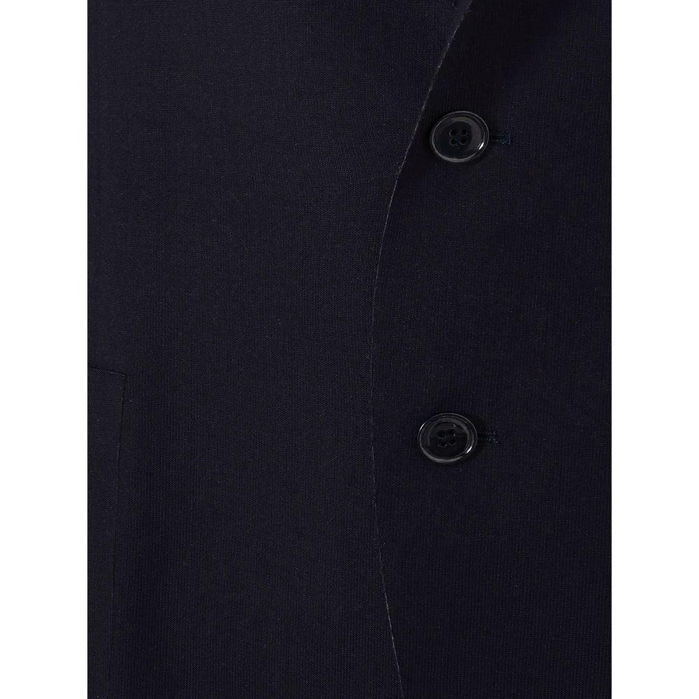 Lardini Blue Cotton Blazer by Lardini