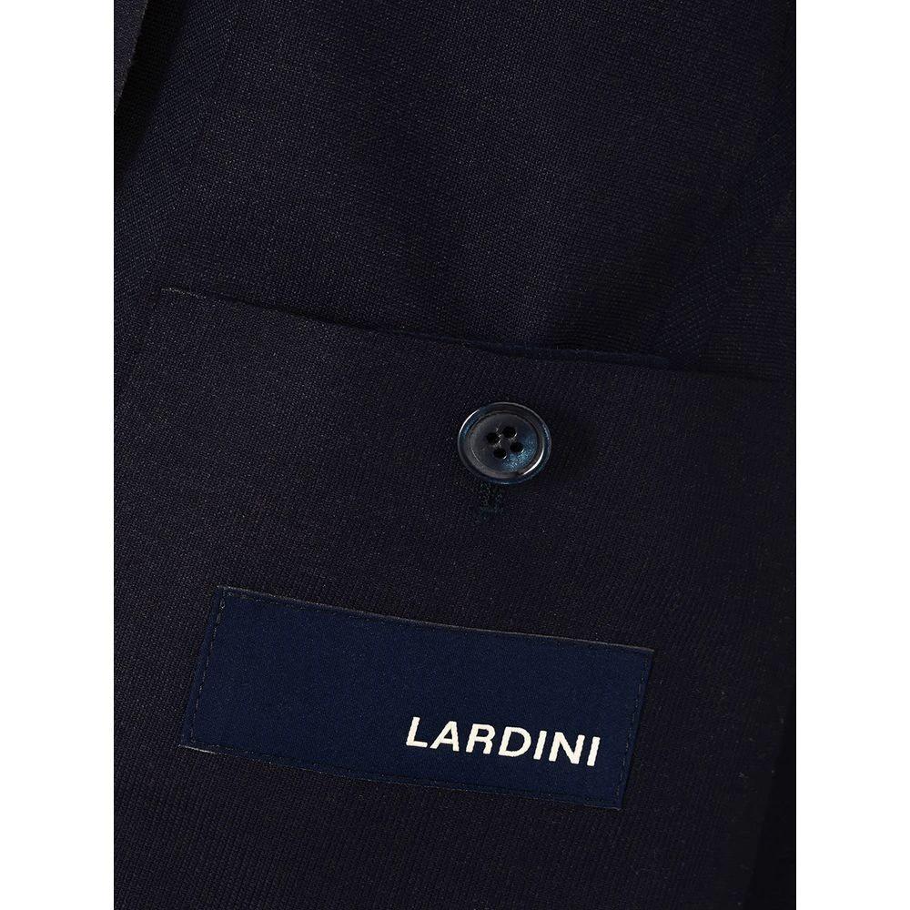 Lardini Blue Cotton Blazer by Lardini