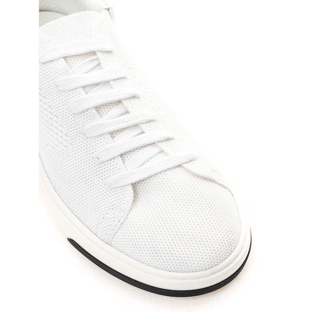 Casadei White Leather Athletic Sneakers by Casadei