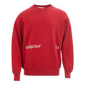 Sweat-shirt en coton rouge Ambush