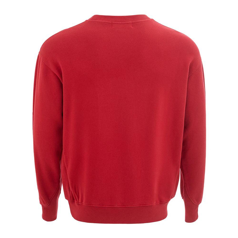 Sweat-shirt en coton rouge Ambush
