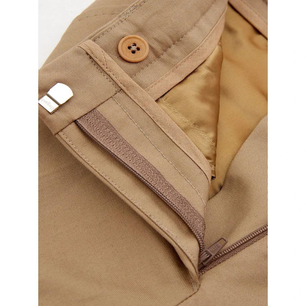 Lardini Brown Cotton Chino Pants by Lardini